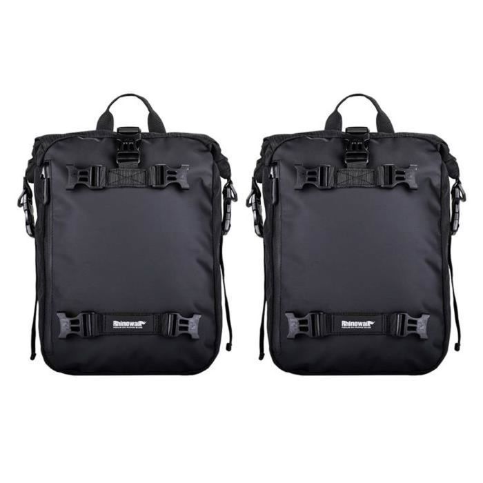 Sacoches Vélo Étanchées 3 En 1 + Sac à Dos + Sac De Guidon - Sac Pannier 22L + 18L + Sac Guidon 4L Imperméable