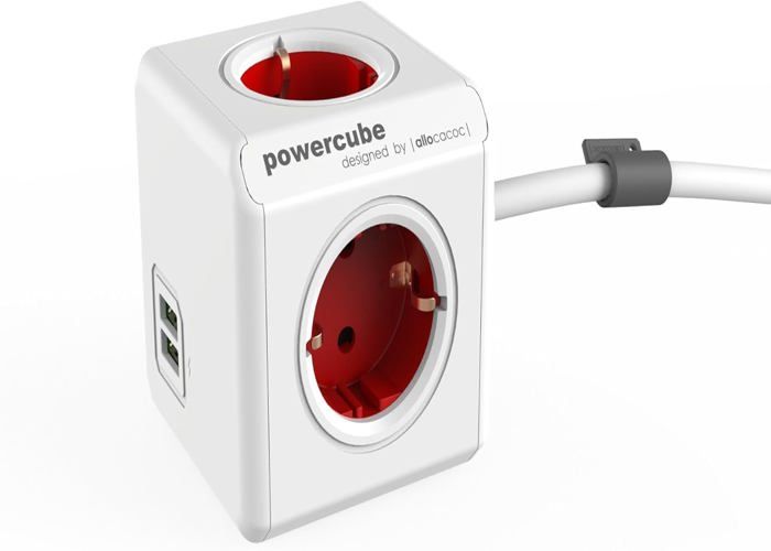 Allocacoc 2402RD/FREUPC Multiprise 1,5 M 4 Sortie (s) CA Intérieure