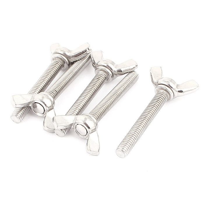 5x M6 X 130 Mm Edelstahl Gewindestange – 304, Vol Produktbild-Vorschau 1