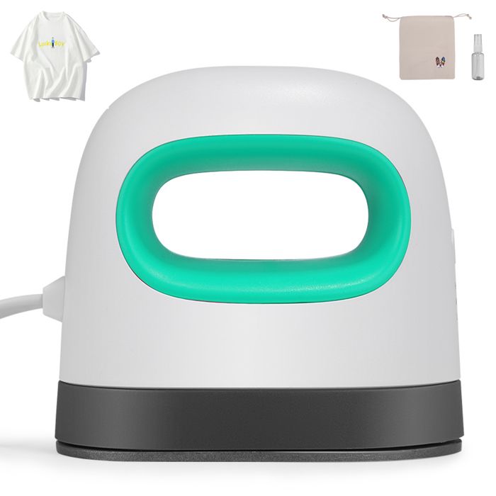 Presse à Chaud Portable LOORGVEL - Mini Fer à Repasser Pour Transfert Thermique Sur T-shirts, Sacs, Tissus
