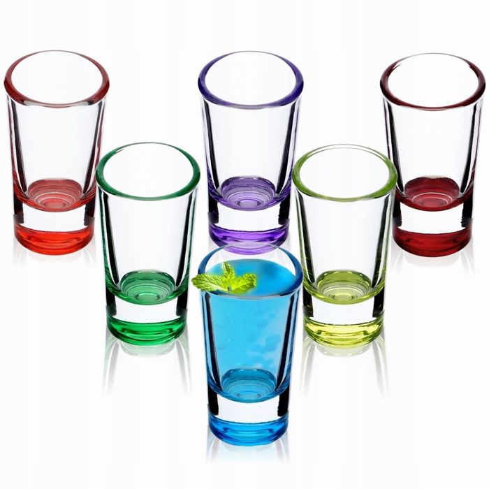 Lot de 12 verres à shot transparents de 35 ml en vrac pour tequila Lot de 12 verres à shot transparents de 35 ml en vrac pour tequila