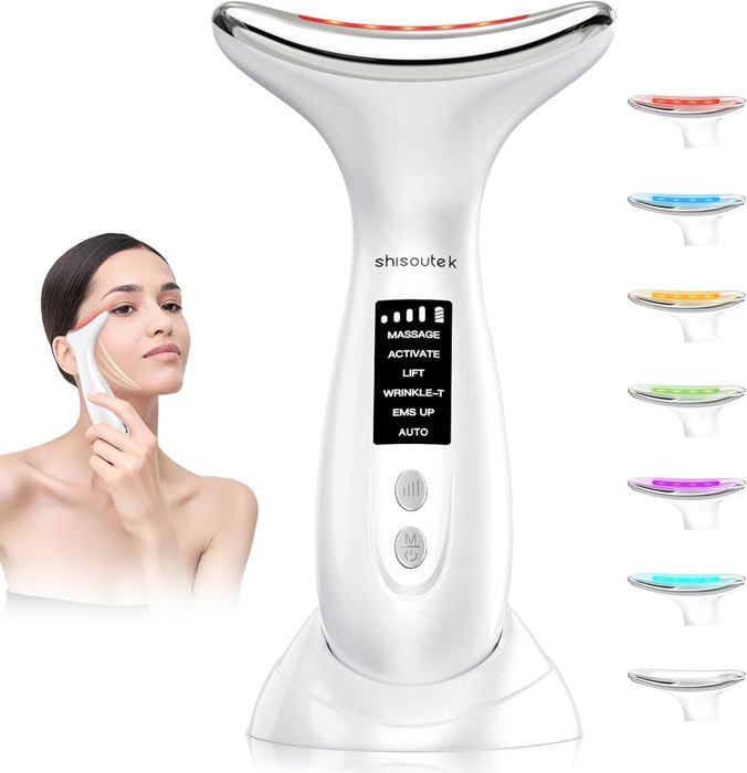 Appareil Massage Anti-Rides Visage – Stimulateur Facial EMS Micro-courants – AOGOE