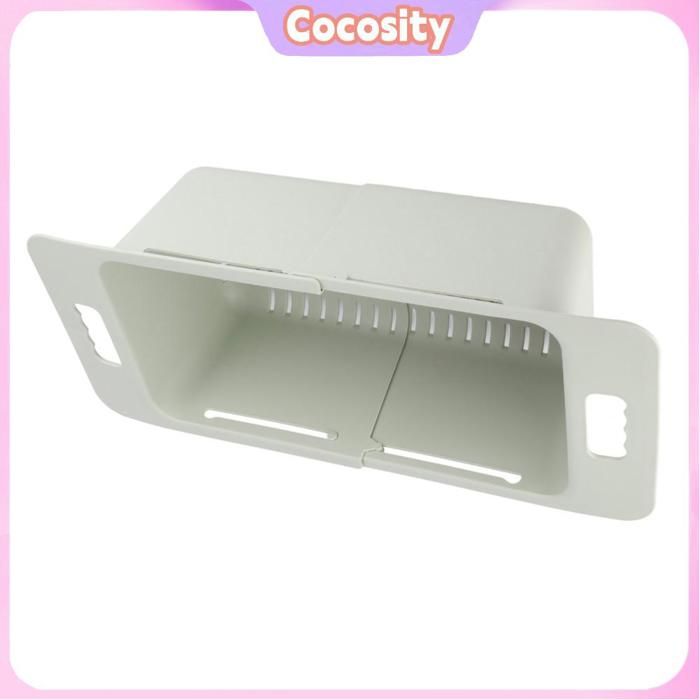 2 Paniers Organisateur Extensibles Pour Congélateur Coffre | Rangement Cuisine Lourd (30-59 Cm) - Poignée - Matière PP - 12