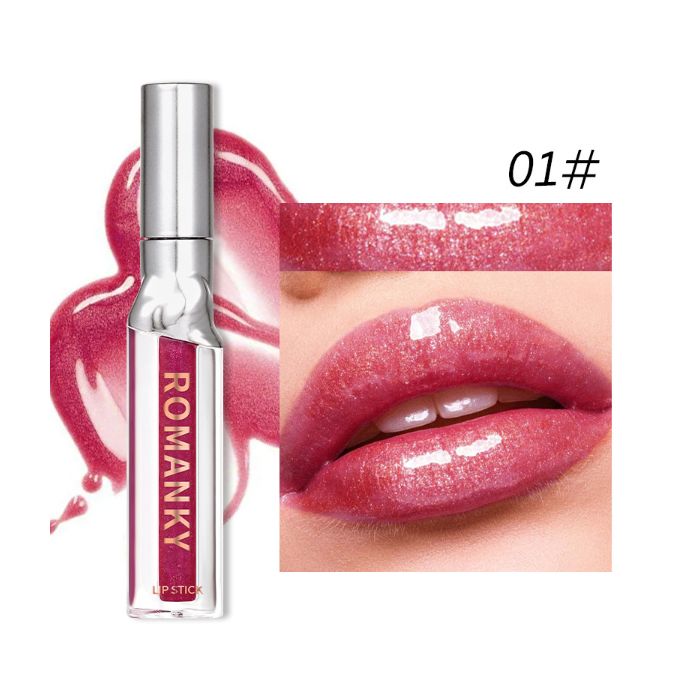 3 couleurs Dark Lip Gloss set hydratant lèvres pleines transparent