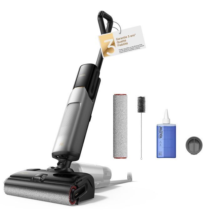 Aspirateur laveur - MOVA - X4 Plus - 20 kPa - Auto-nettoyage 100°C - Autonomie 45 min - Mova