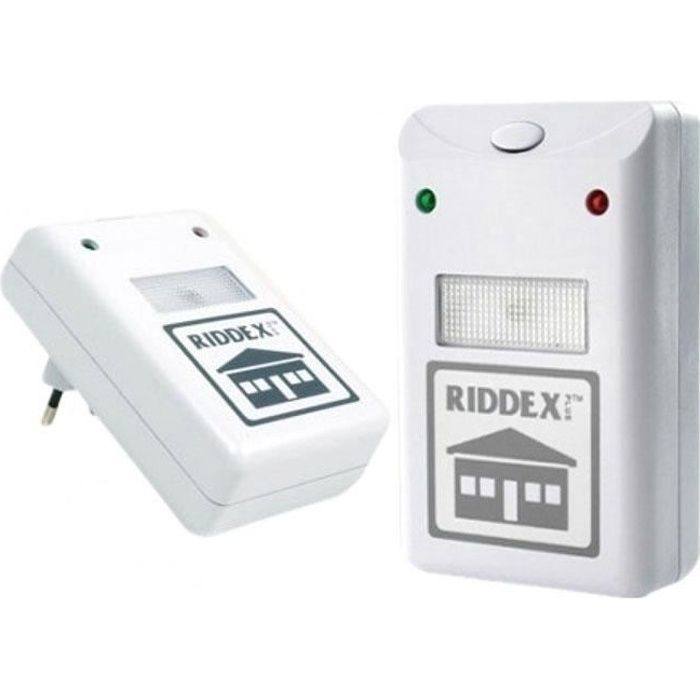 SHOP-STORY - RIDDEX PLUS - Repulse Répulsif Ultrason Anti-Nuisibles pour Rongeurs Souris Insectes Parasites et Autres