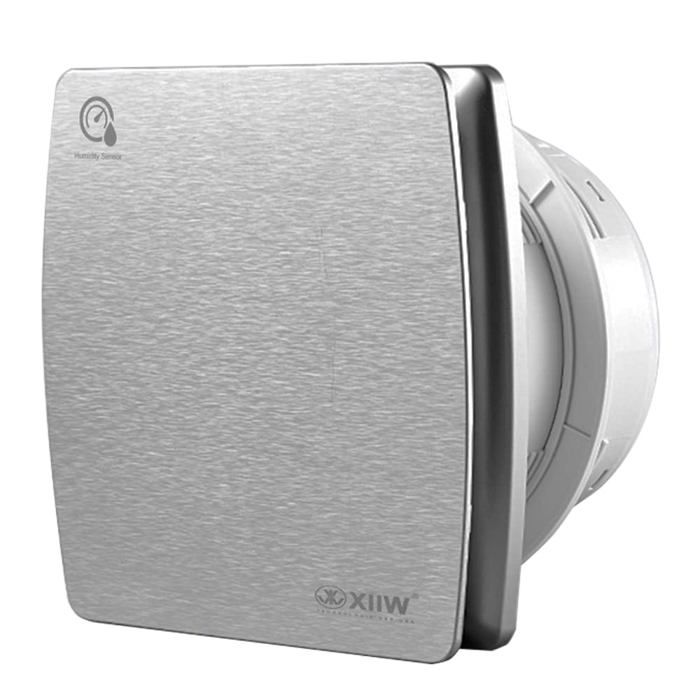 Extracteur dair Ø100mm 12W Ventilateur Salle de Bain avec Suivi Capteur Température et Dhumidité Delaytime - Vrietina