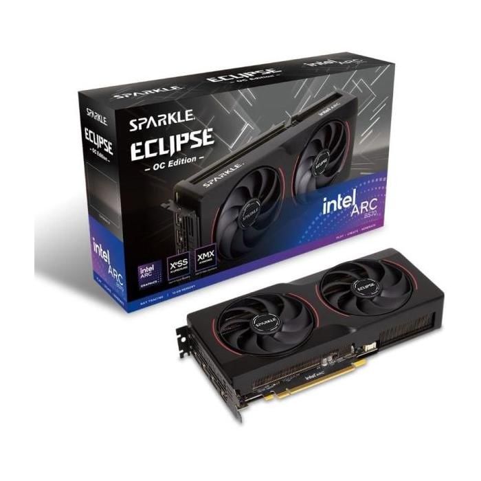 Carte Graphique - SPARKLE - Intel Arc B570 Eclipse OC - 10GB GDDR6 - 8K @120Hz HDR - Ray Tracing