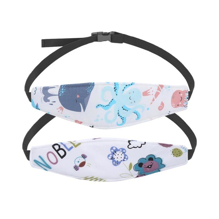 2 Appui-Têtes Siège Auto Enfant - Réglable - Voyage Voiture - Protection Cou/Épaules QIEDOVIEY