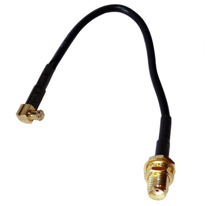 Aerzetix: Adaptateur câble d'antenne GPS MCX-B mâle vers SMA-B femelle 15cm  - Achat / Vente installation autoradio Aerzetix: Adaptateur câble -  Cdiscount