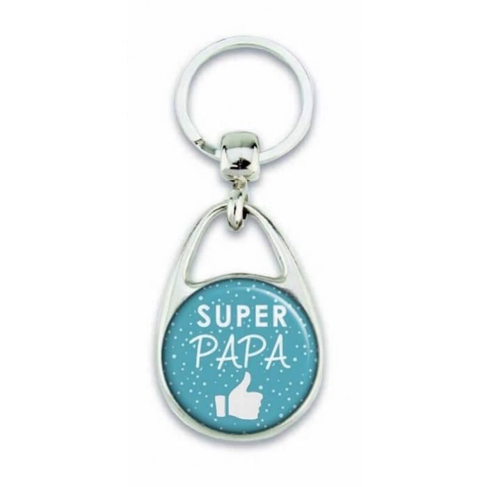 Porte-clés Super Maman Comics - Fabriqué En France, Idée Cadeau Originale Et Pratique Pour La Fête Des Mères