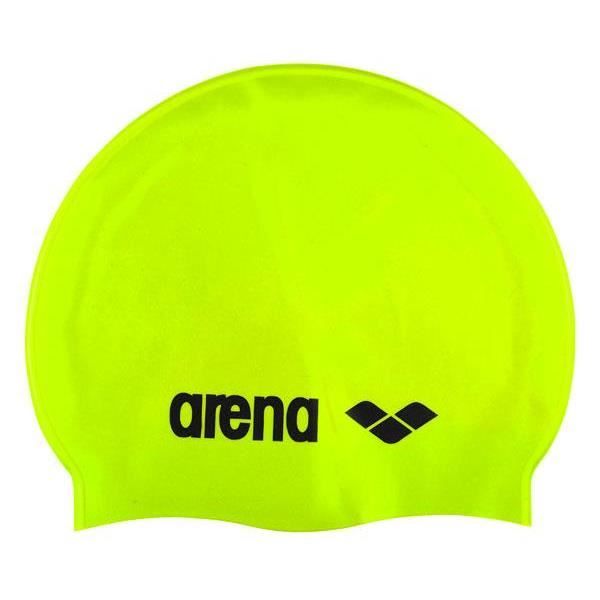 Arena Bonnet de bain unisexe en silicone pour cheveux longs, confortable, extra doux, haute élasticité, pour femme et homme, usage quotidien et entraînement, bleu fluo/rose vif