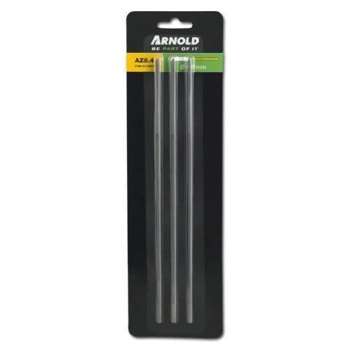 Lot De 3 Limes Rondes 4,0 Mm Pour Chaîne De Tronçonneuse - Affûtage Facile, Coupe Spirale - 6