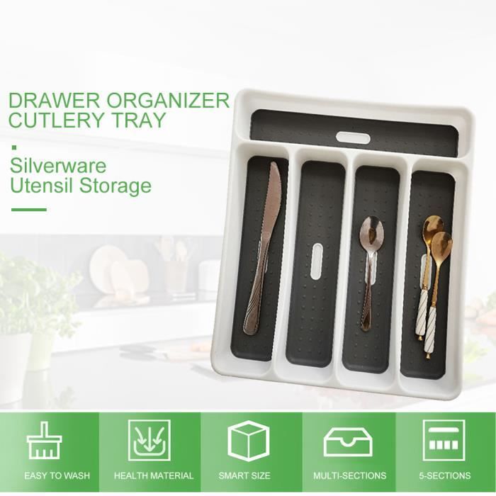 Tiroir Organisateur Couverts A Couverts Argenterie Rangement