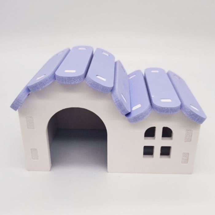 Meilleurs prix pour Atyhao cachette de maison de hamster Maison de hamster, cachette robuste et colorée pour animalerie jouet Petite Maison Viole 10697