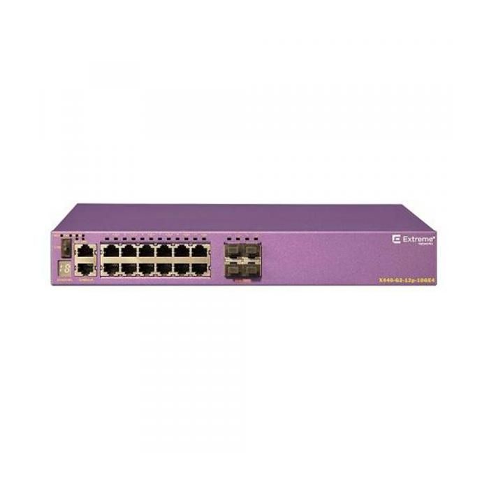 Commutateur - EXTREME NETWORKS - X440-G2 - 12 x 10/100/1000 (PoE+) - 4 x 1 Gigabit - Géré Reconditionné - Extreme Networks reconditionné disponible sur Cdiscount Seconde Vie