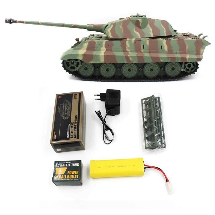 BOYOU Heng Long 1 16 2.4G RC char de combat tank allemand Leopard