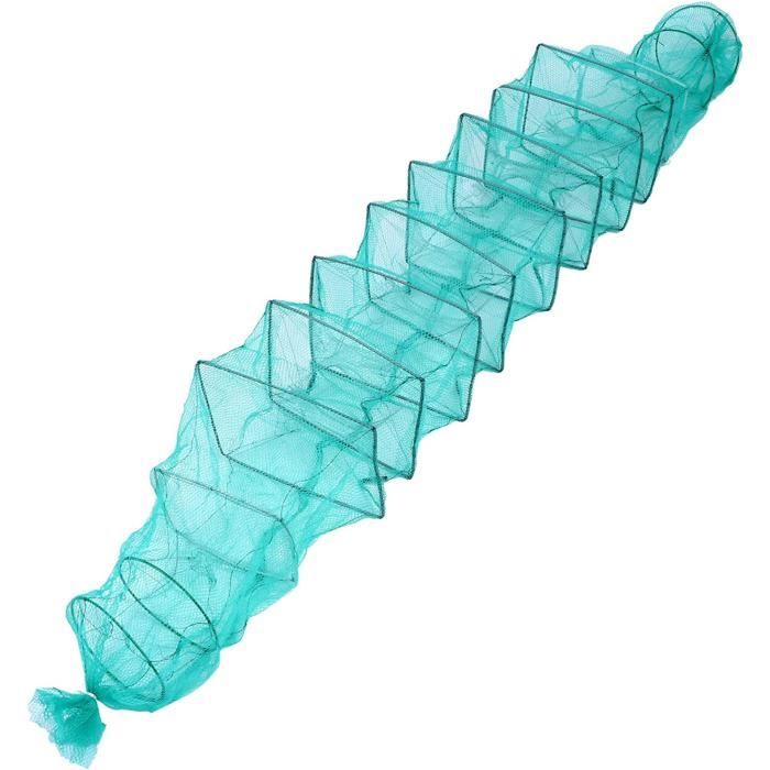 Piège à Appâts De Pêche 6 Trous - Filet Automatique Pliable Pour Crevettes, Crabes, Poissons