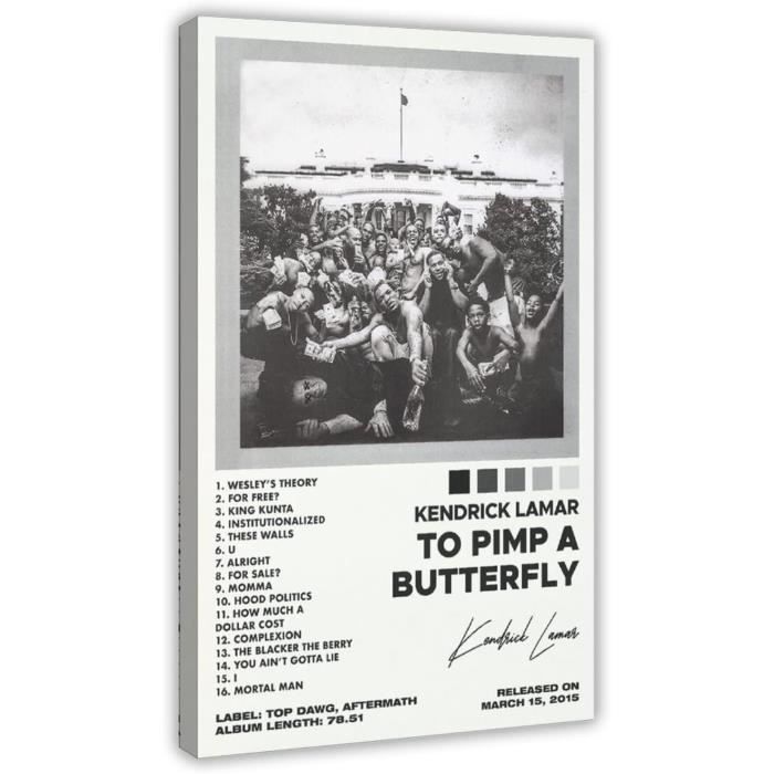 Kendrick Lamar Poster To Pimp A Butterfly Tracklist Couverture Album