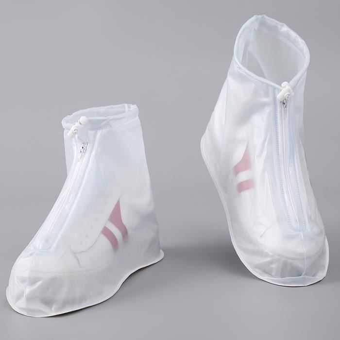 Couvre-Chaussures Coiffeur Imperméable Transparent - Protection Cheveux Et Eau - Taille S Et L - Salon - 4