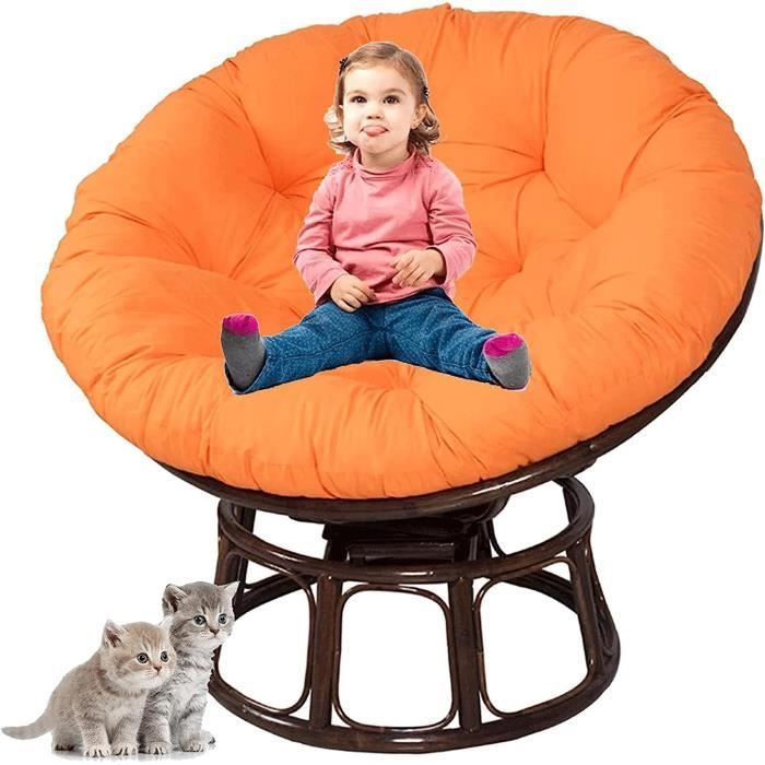 Coussin de siège de Chaise Souple antidérapant, Coussin de siège Rond imperméable et épais pour la Maison, la Salle à Manger, Le Bureau et Le Jardin (45x45x2cm,Gris foncé