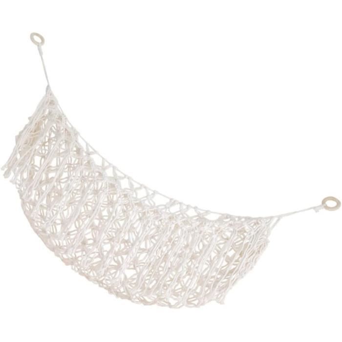 Filet De Rangement Suspendu Pour Doudous/Peluches - Style Bohème Macramé, 80x80x110 Cm - Pour Chambre Enfant, Coin Jouets