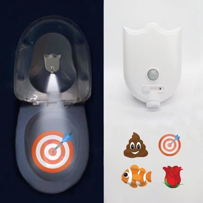 Lampe de toilettes avec capteur de mouvement