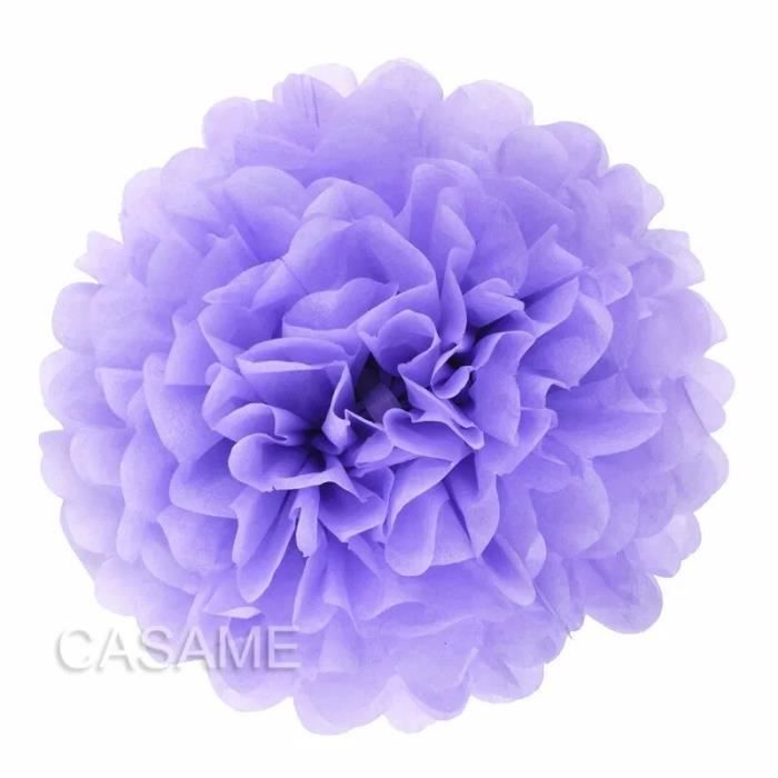 AimtoHome Lot De 12 Pompons En Papier Pour Décoration De Fête