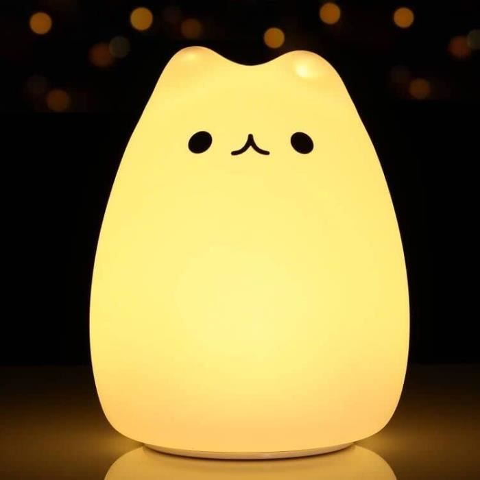 Veilleuse tactile - Chat
