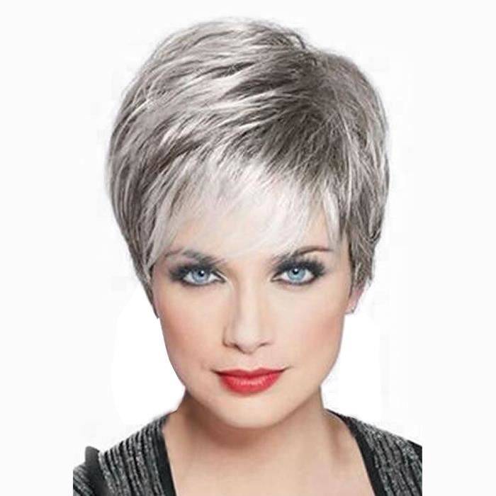 Vivieronmies Femmes Court Avant Boucles Coiffure Synthetique