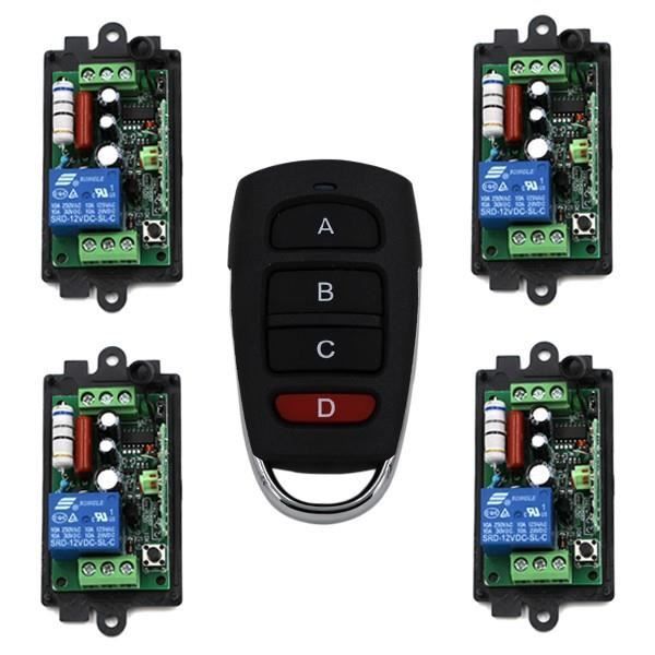 220 v rf sans fil à distance des interrupteurs de commande, Nouvelle