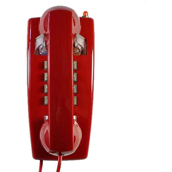 Téléphone Fixe Fixe Téléphone Filaire Téléphone Fixe Mural avec