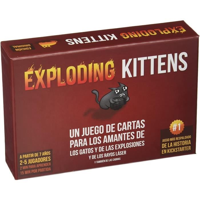 Exploding Kittens Jeu de Cartes () - EKEK0001 - Cdiscount Jeux - Jouets