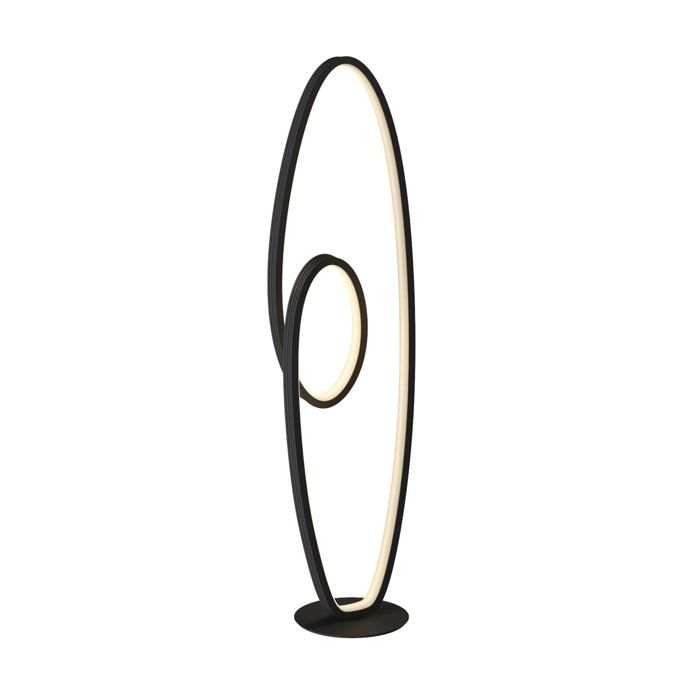 Lampadaire salon ampoules LED - Lucande - lampe sur pied - - anthracite blanc