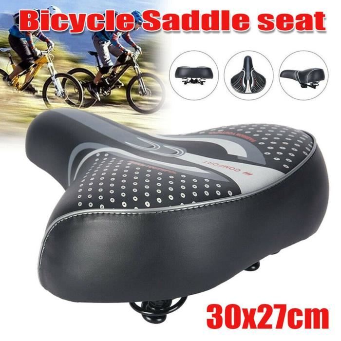 Confort Extra Large Big Bum Bike Velo Gel Soft Pad Selle Siege Sporty Noir Return 1300 Cdiscount Sport