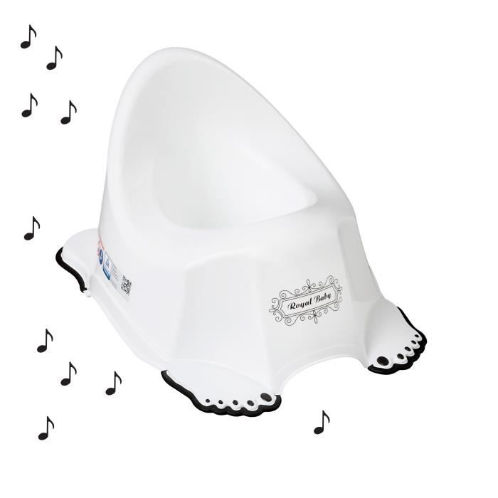 Royal Baby pot de toilette musical avec pieds antidérapants pour bébé
