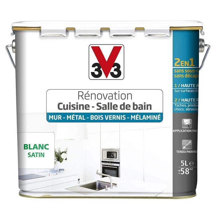 V33 Peinture Renovation Cuisine Salle De Bain Murs Metal