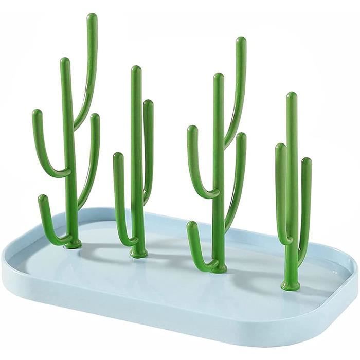 Nettoyage Biberon Patch Egouttoir Gazon Vert Séchoir Pour Accessoires De Bébé Comme Biberons étines Et Timbales (Gris