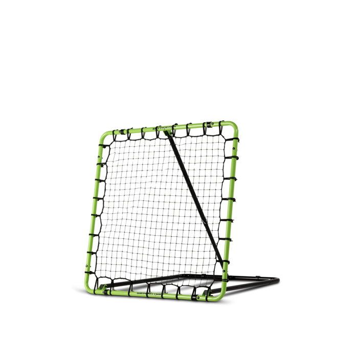 EXIT Toys Tempo Multisport Rebounder - Adjustable in 8 Positions - Gives a Strong Rebound - Includes Ground Anchors - For Football, Handball, Hockey and More - 120x120cm - Green/Black : EXIT Toys