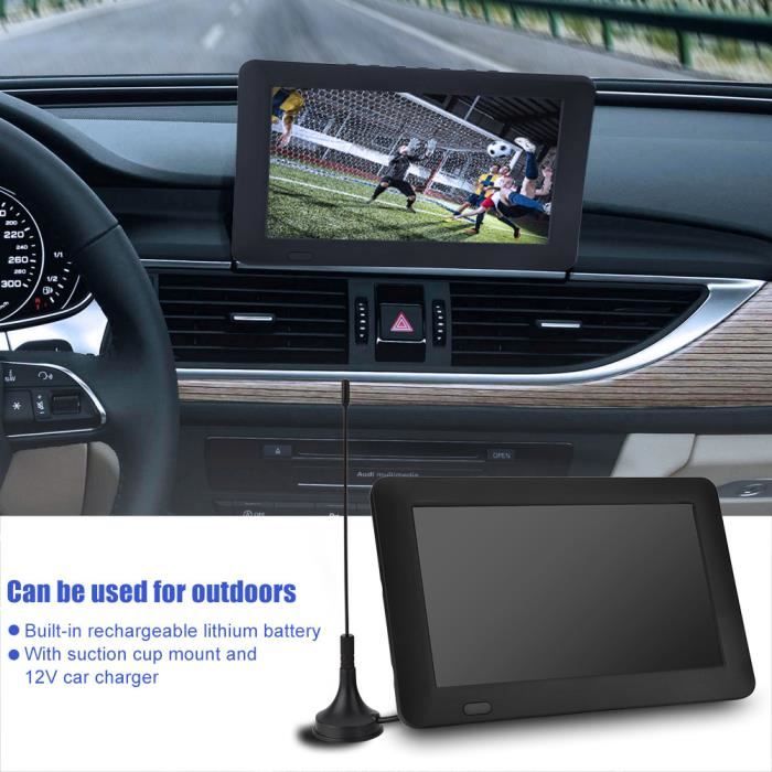 Téléviseur Portable 9HD DVB-T - Télévision Écran - pour Voiture Caravane  Camping -RUI - Cdiscount TV Son Photo