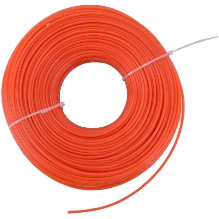 Ligne De Coupe-Bordures Tondeuse à Gazon, Fil De Cordon En Nylon De Haute Qualité Pour Coupe