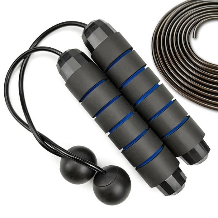 Corde à Sauter,Corde à Sauter Professionnelle,fil D'acier Pour Le Sport,charge Lourde,exercices