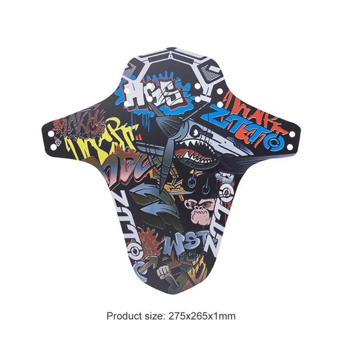 Garde-boue de vélo coloré, 1 pièce, avant et arrière, pour vtt