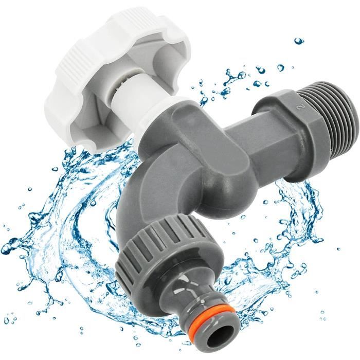 Bidon D'eau 5 Litres ABACUS - Robinet, échelle Graduée, HDPE Sans BPA, Résistant Acides, Usage Alimentaire Et Chimique