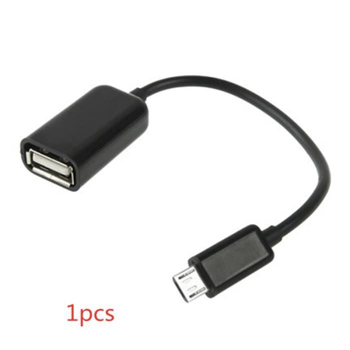 1 PCS - Câble adaptateur Micro USB OTG vers USB, pour téléphone Samsung,  LG, Sony, Xiaomi, Android, pour clé 1 PCS - Cdiscount Informatique