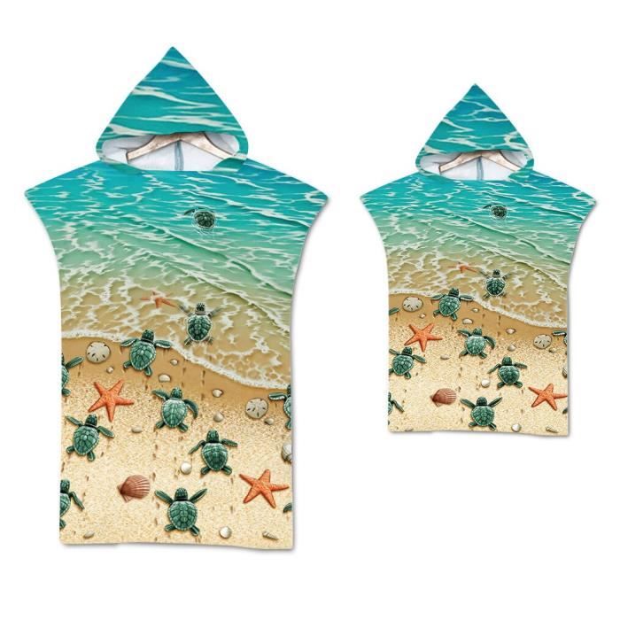 Serviette de bain microfibres TORTUE