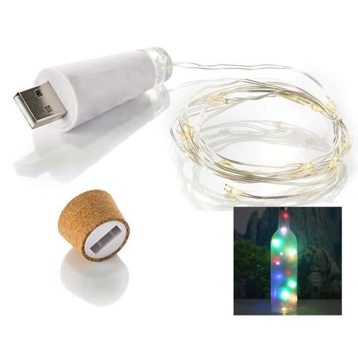 Guirlande lumineuse,LED guirlande lumineuse USB Rechargeable 1.5M