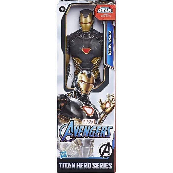 Figurine pour Avengers Iron Man Noir 30 cm Super Heros Personnage Articule  Marvel Jouet Set garcon Et 1 carte Animaux - Cdiscount Jeux - Jouets