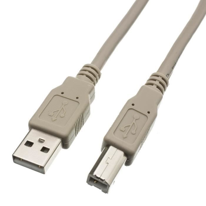 1.8M Câble d'Imprimante USB A-B pour TOUS Canon Imprimantes