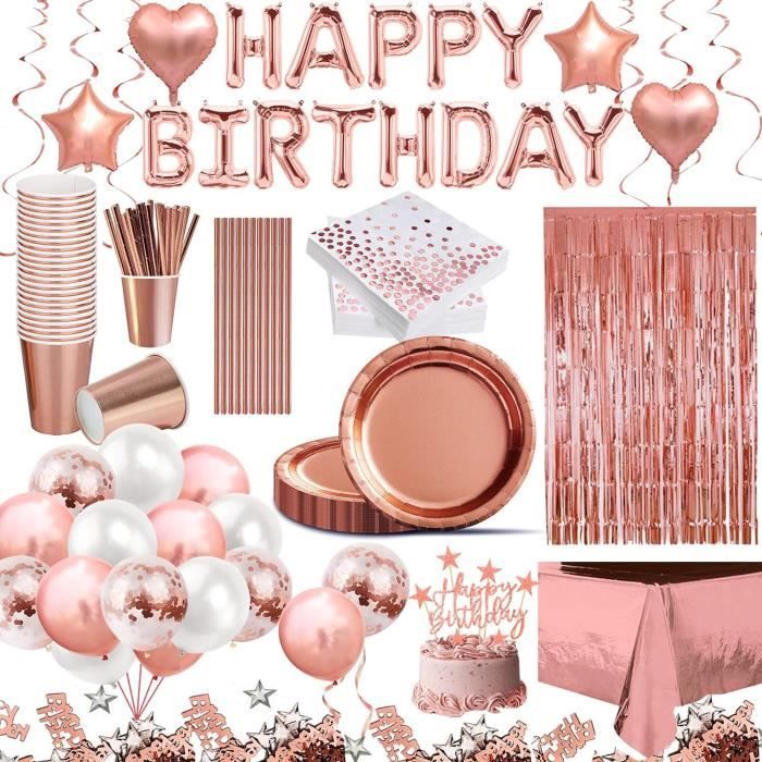 Kit Déco Anniversaire Enfant 95 Pièces - Nappe, Ballons, Assiettes, Tasses, Drapeau, Serviettes - Thème Braw-star